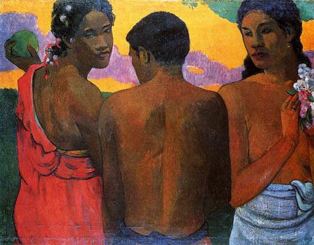 Paul Gaugin Three Tahitians